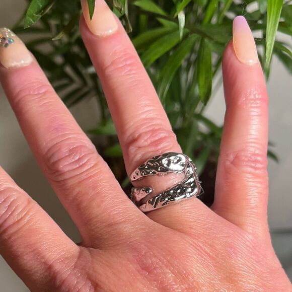 - The Jurassic Ring in 925 silver, adjustable - Picture 4 of 10